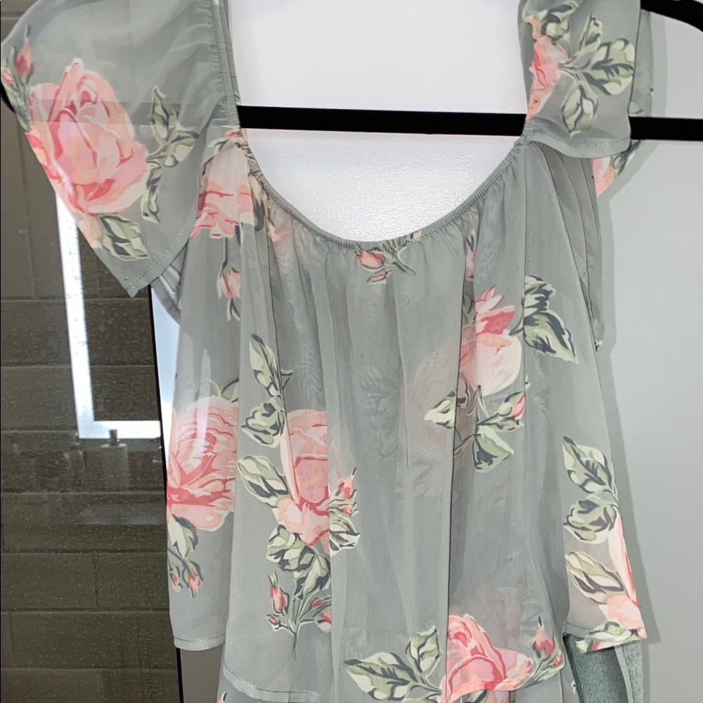 Show me Your Mumu Romper Floral